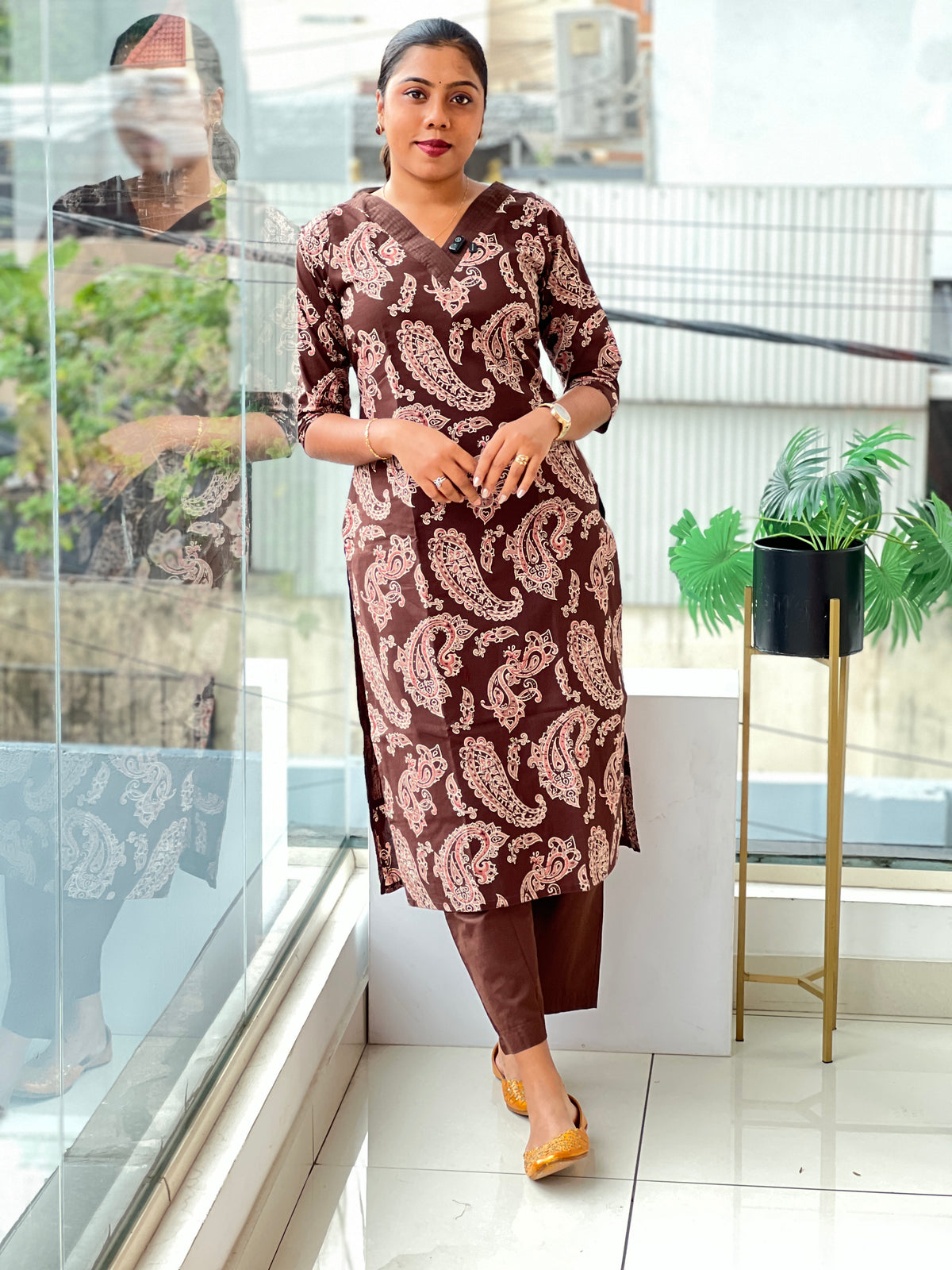 Block Printed Cotton Co - ord Set | MSN302