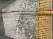 Zig Zag Print Patterned Chanderi Saree | RGD171