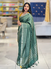 Check Patterned Banarasi Silk Saree | NN356