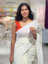 Machine Embroidered Supernet Kota Saree | MR163