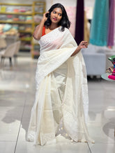 Machine Embroidered Supernet Kota Saree | MR163