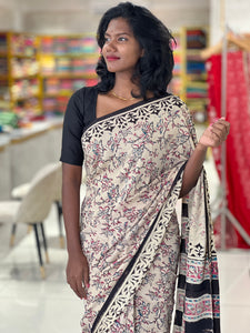 Floral Printed Modal Saree | JKL538