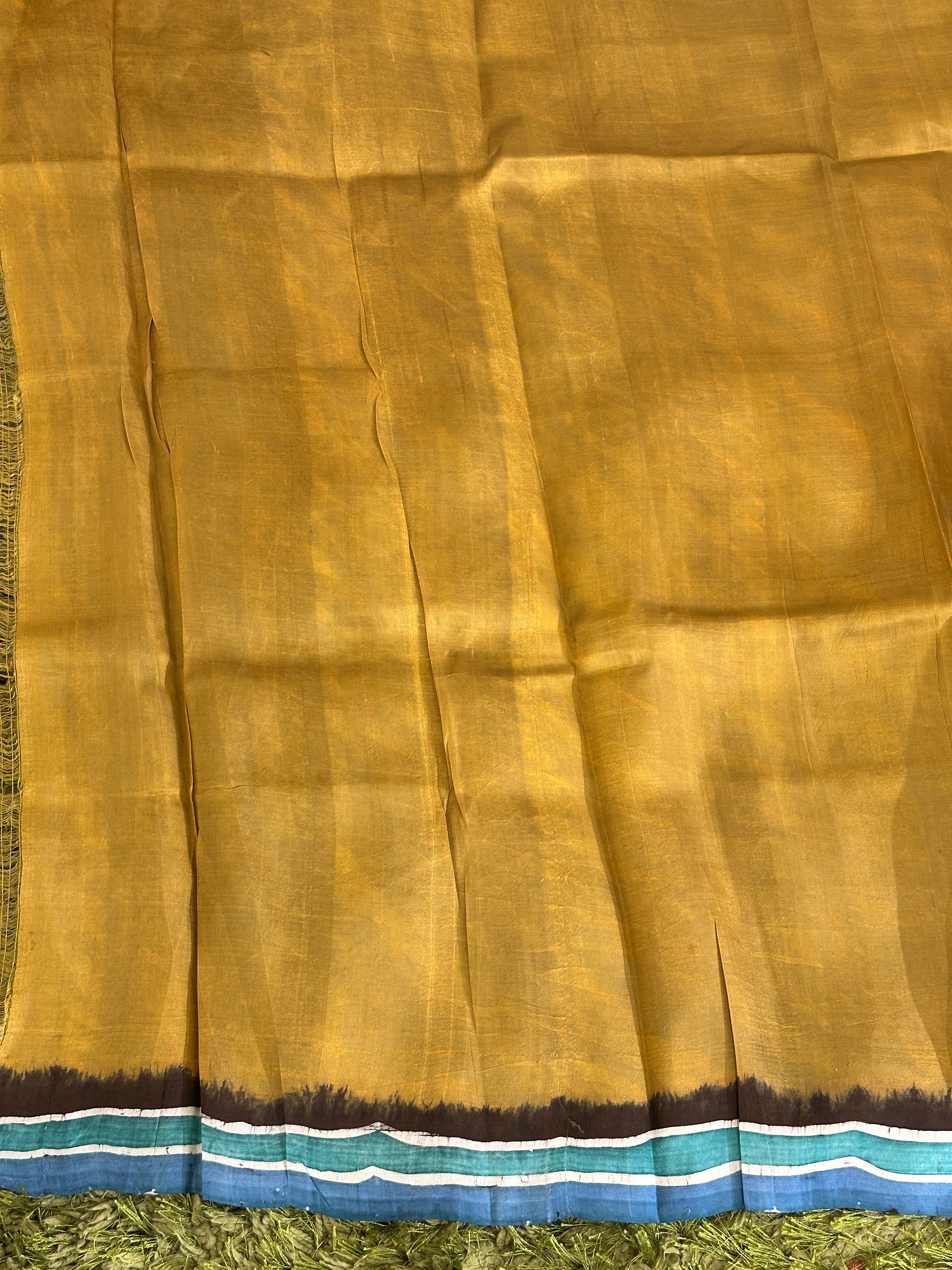 Kantha & Silk Paint Detailed Bishnupuri Silk Saree | AYD187