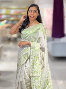 Thread and Zari Weaved Jamdani Saree | SSN219