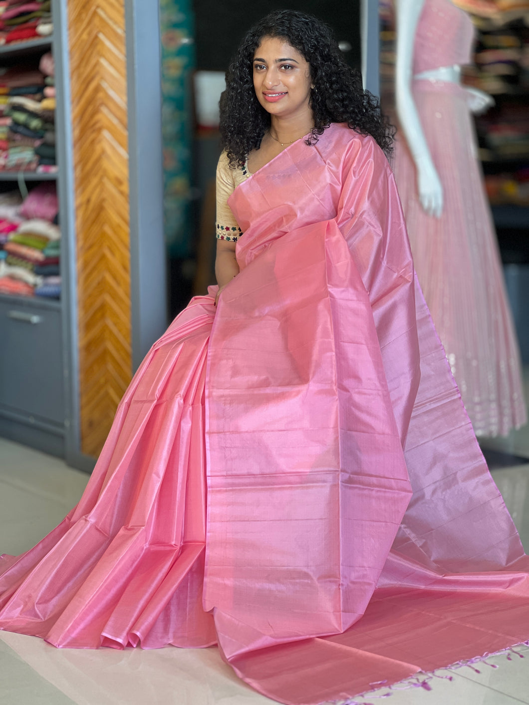 Double Shaded Pure Silk Saree | GR139