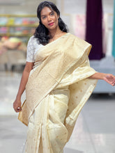 Lucknowi Inspired Embroidery Detailed Semi Tussar Saree | SUN440