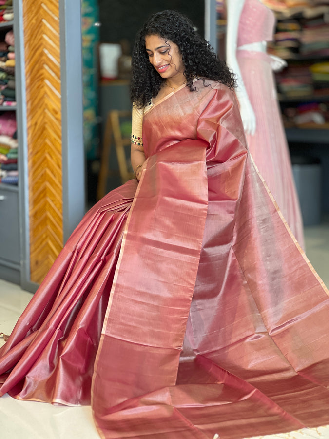 Double Shaded Pure Silk Saree | GR137