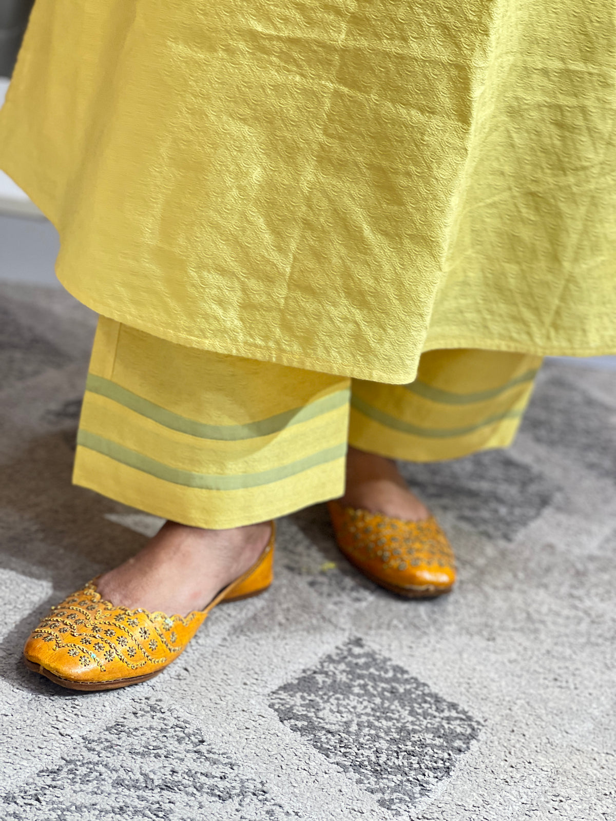 Banarasi Bloom Jacquard Cotton Co-Ord Set | DN847