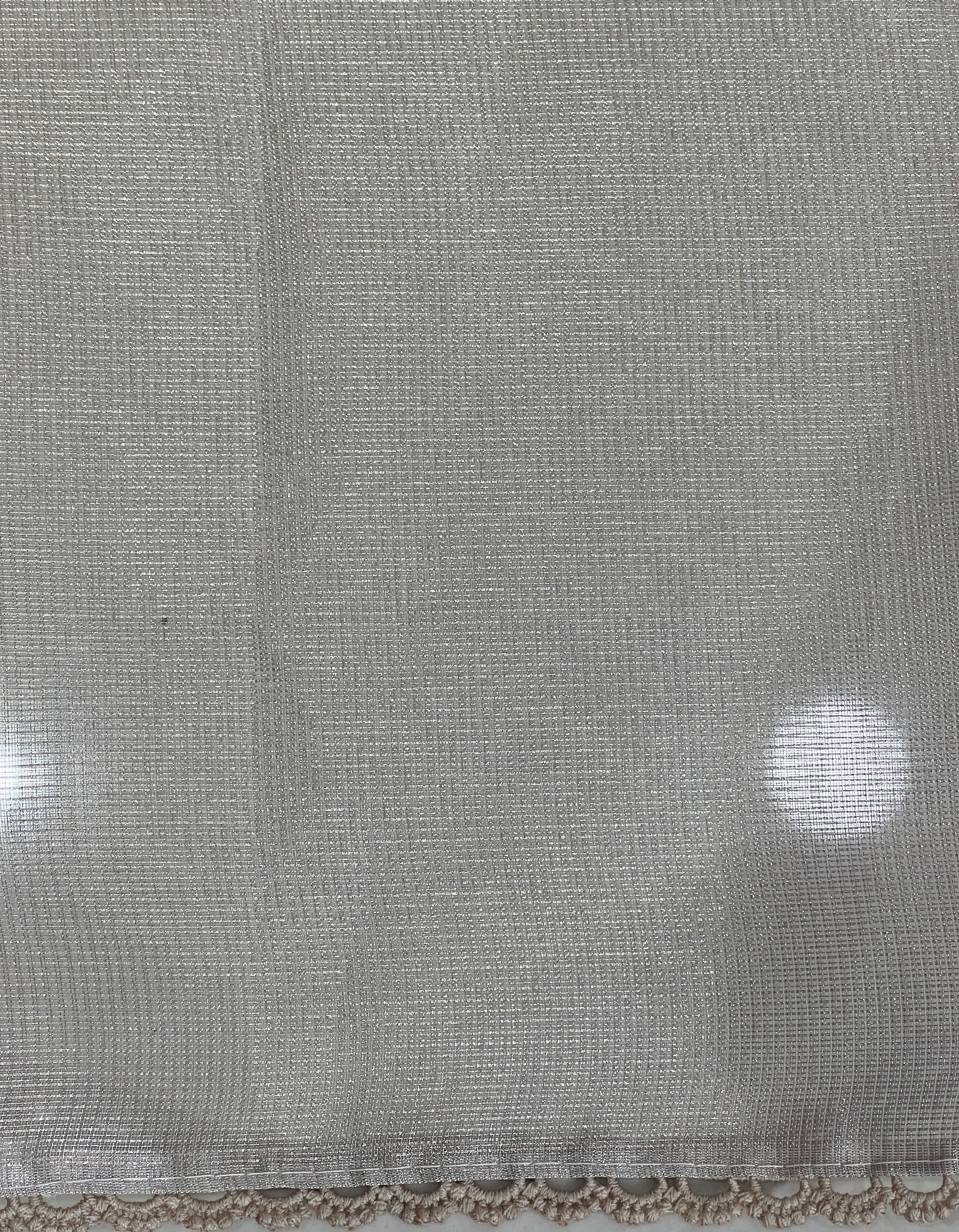 Floral Embroidery Detailed Tissue Saree | PKS156