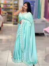Floral Cutwork Pattern Georgette Saree | SBP734
