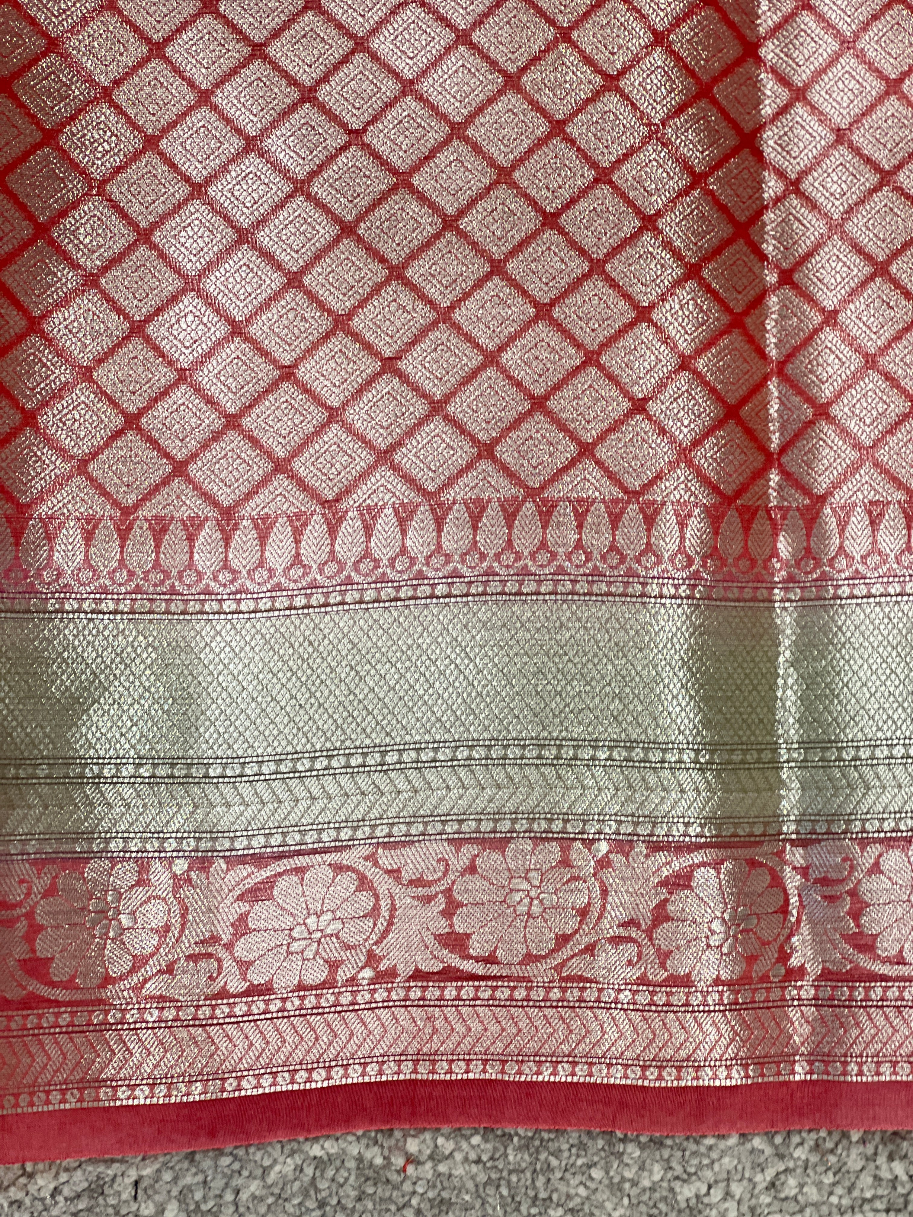 Banarasi Weaved Organza Saree | JCL650