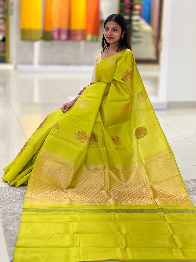 Buta Weaving Soft Silk Saree | SMS192