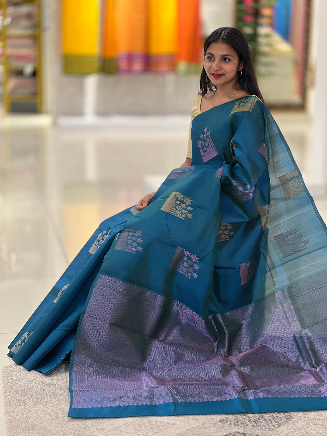 Zari Weaving Soft Silk Saree | SMS193