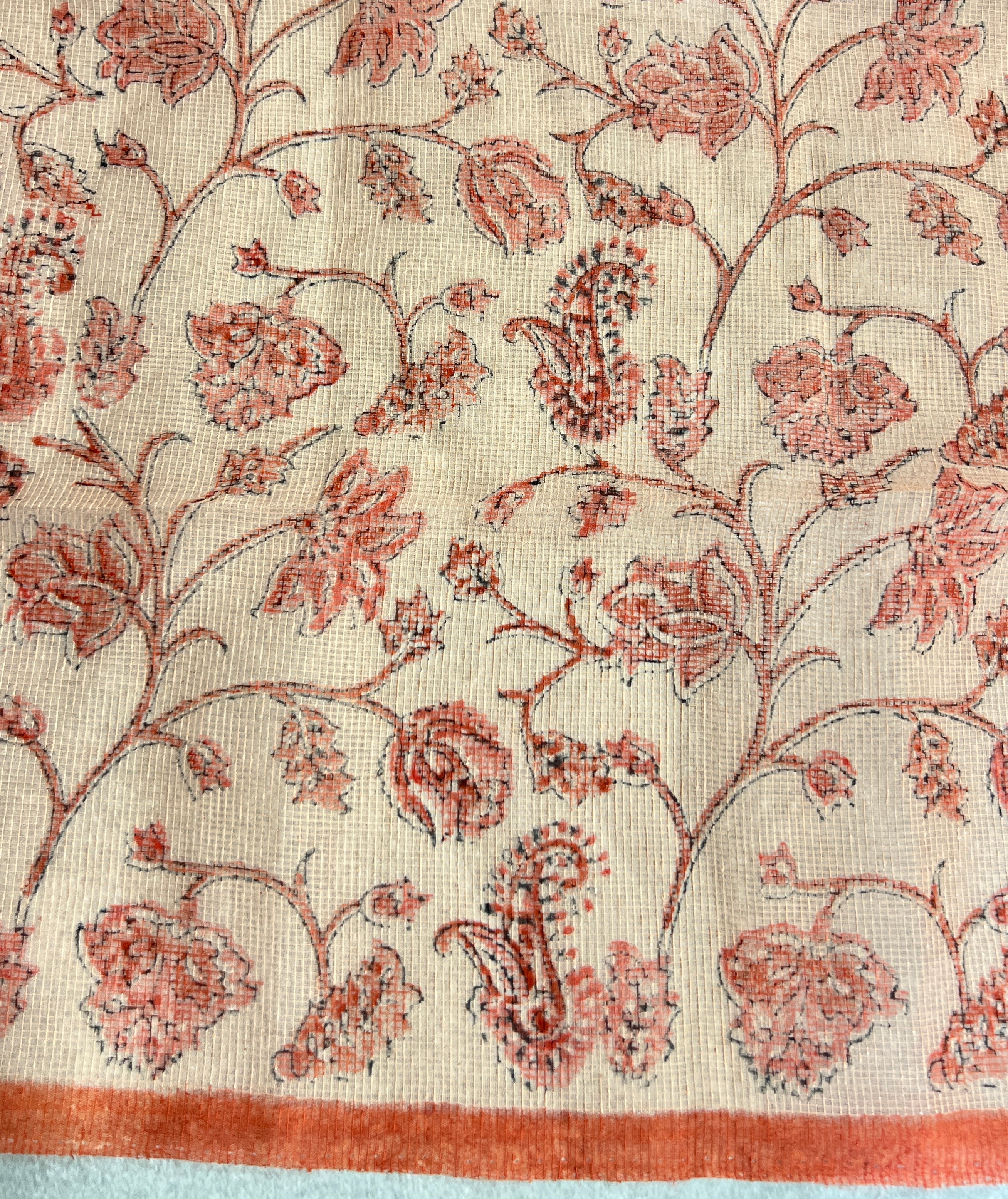 Block Printed Kota Saree | JSC701