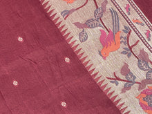 Paithani Weaving Blended Tussar Saree | JRT114