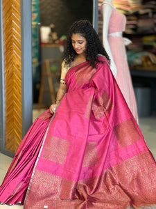 Square Motif Pure Raw Silk Saree | YNG337