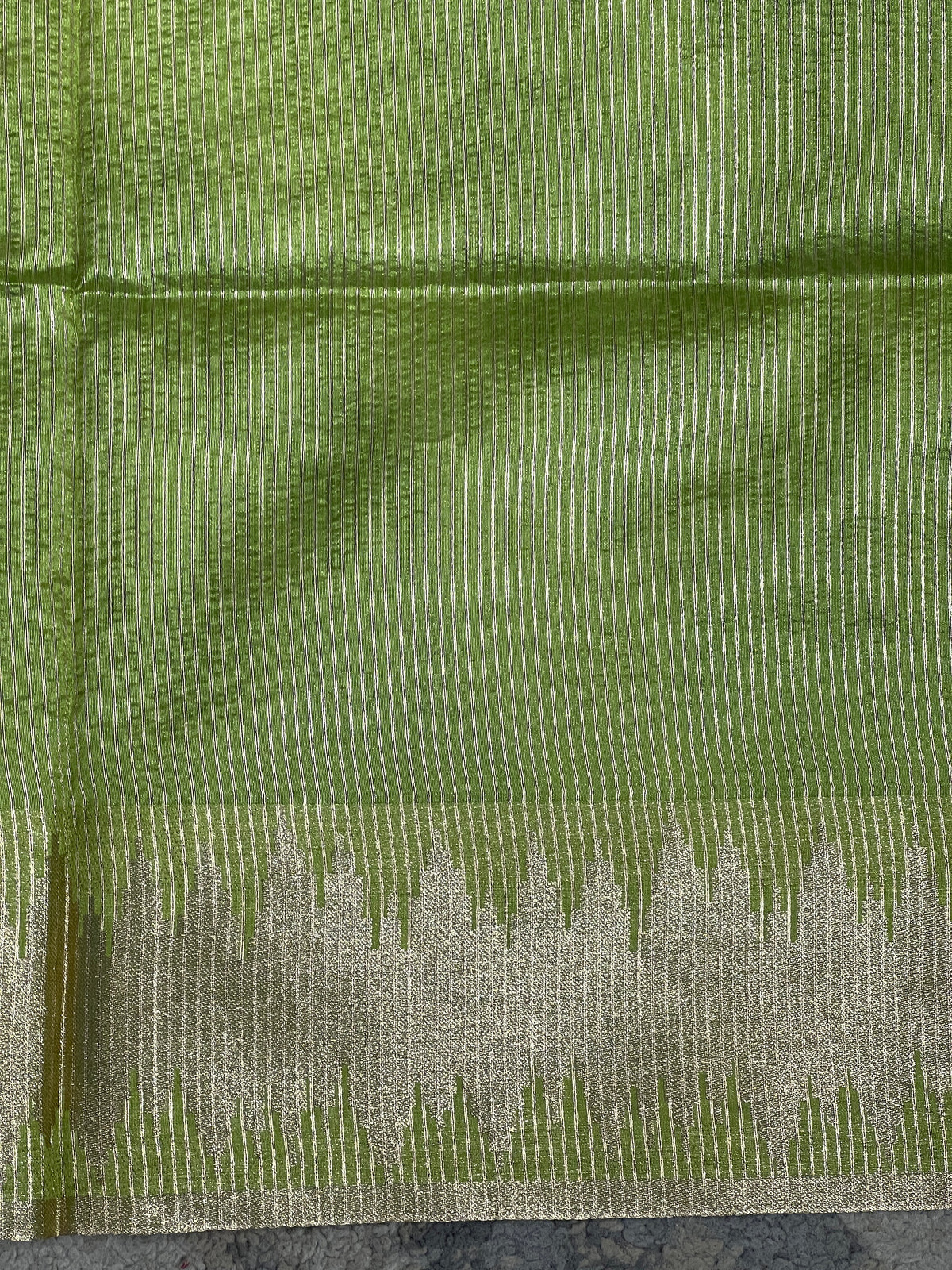 Temple Border Pattern Semi Tussar Saree | SSN569