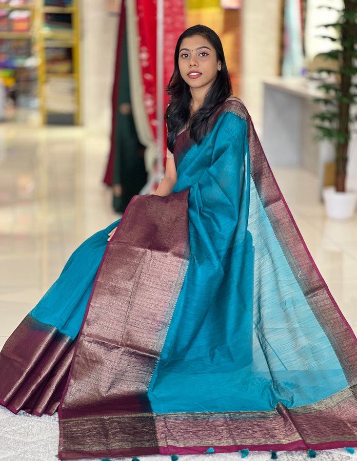 Banarasi Weaved Semi Geecha Saree | YNG541