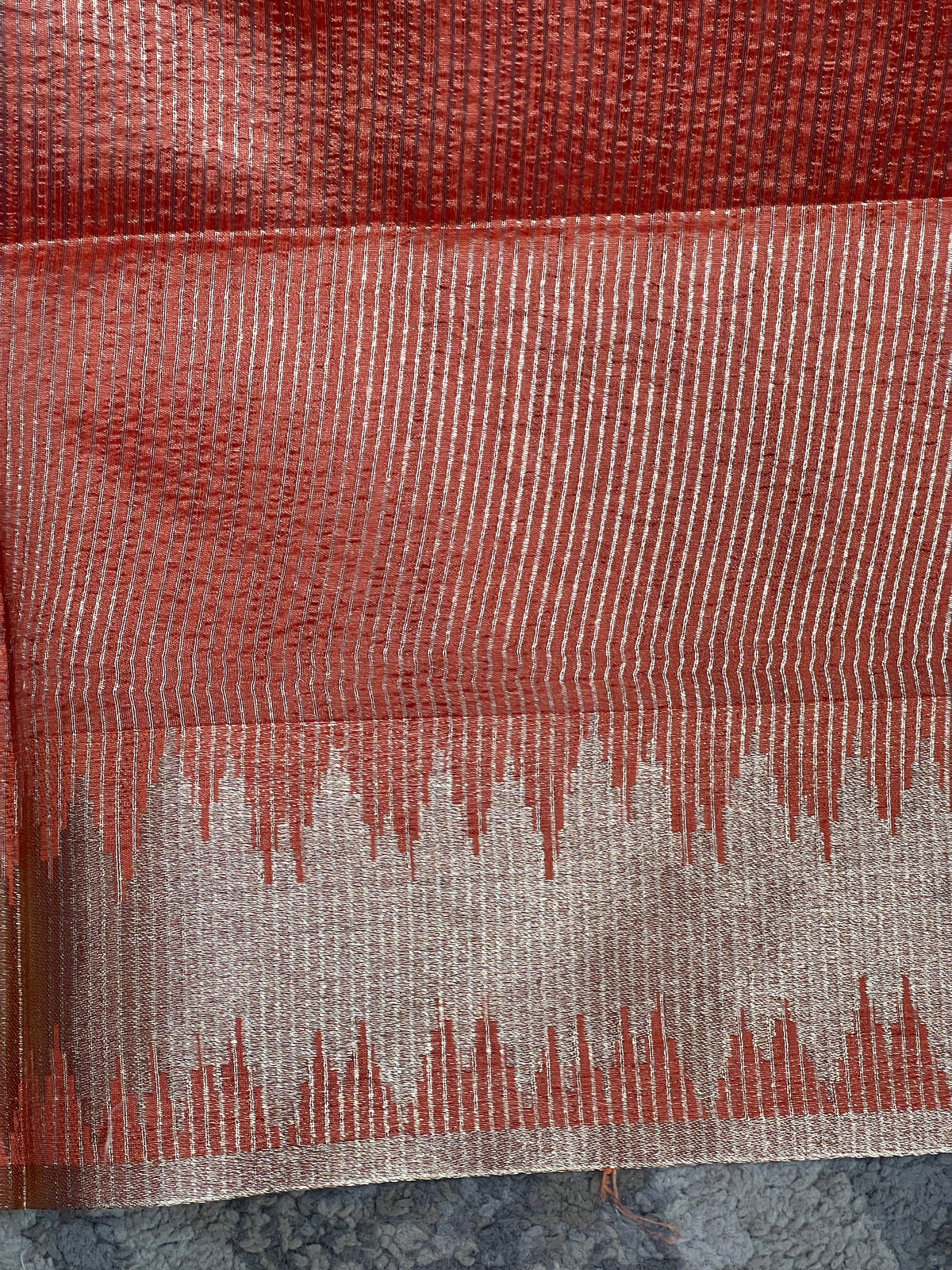 Temple Border Pattern Semi Tussar Saree | SSN574
