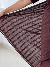 Hakoba With Crochet Lace Detailed Kora Cotton Saree | DN777