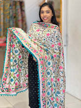 Thread Embroidery Detailed Chanderi Finish Dupatta | VET301