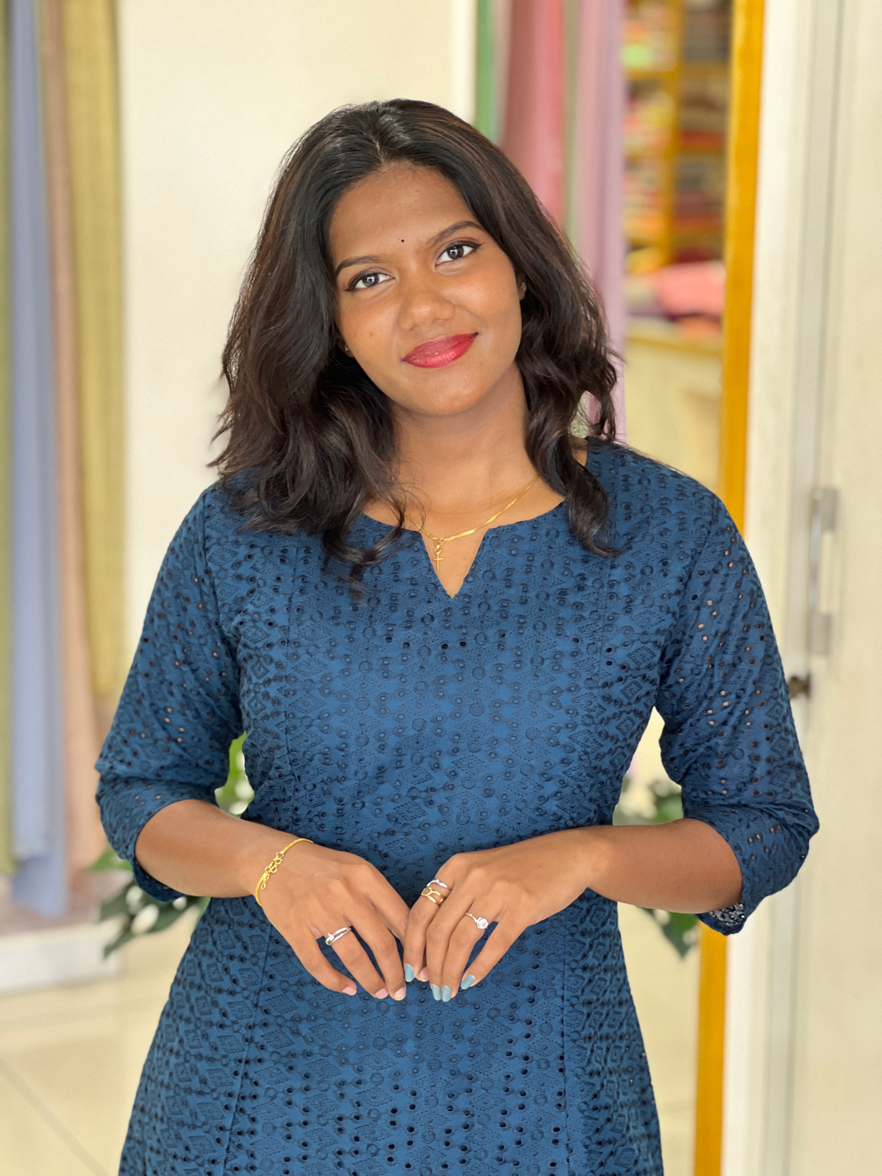 Hakobha Pattern Cotton Kurta  |UNM139