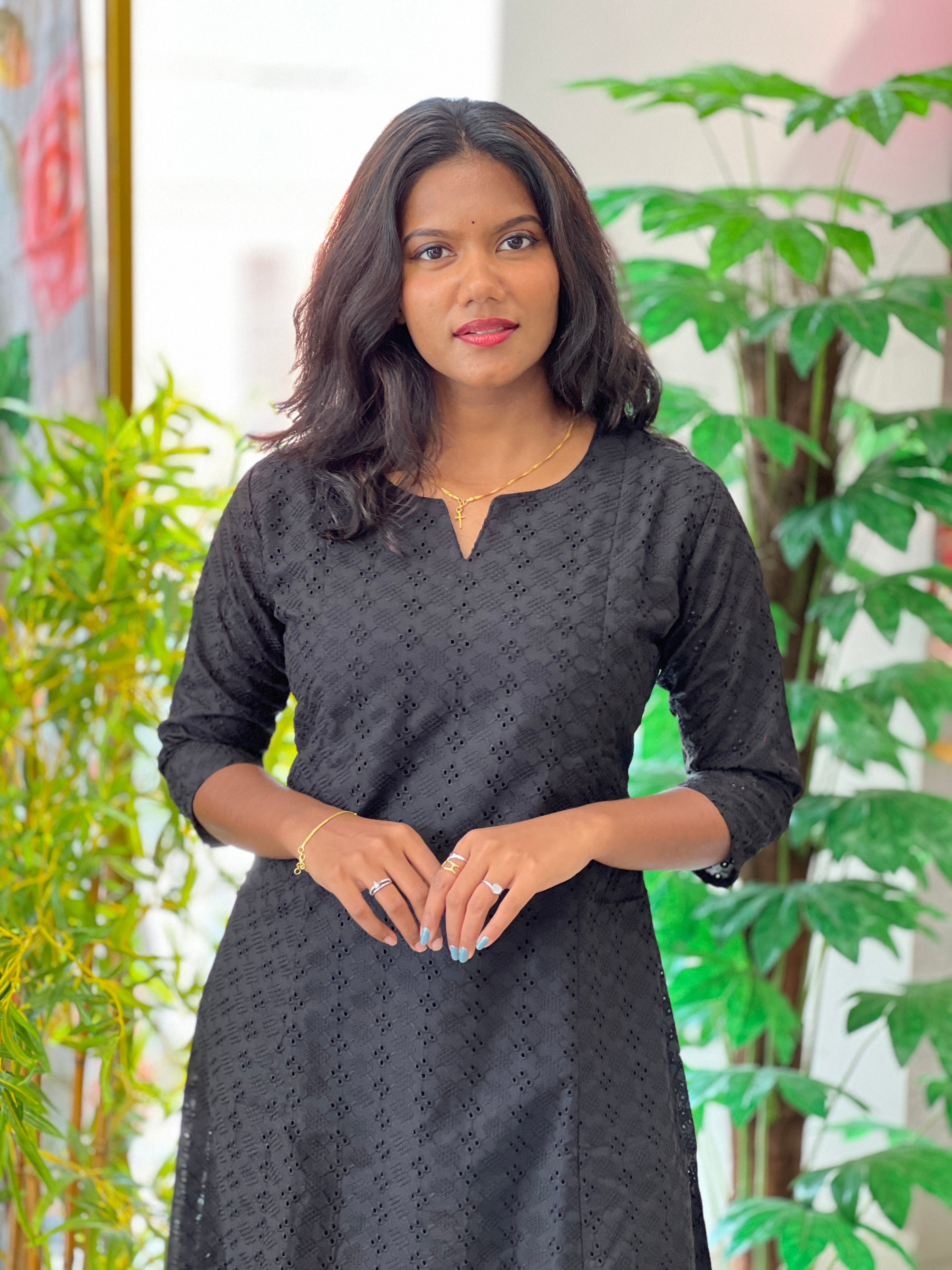 Hakobha Pattern Cotton Kurta  |UNM136