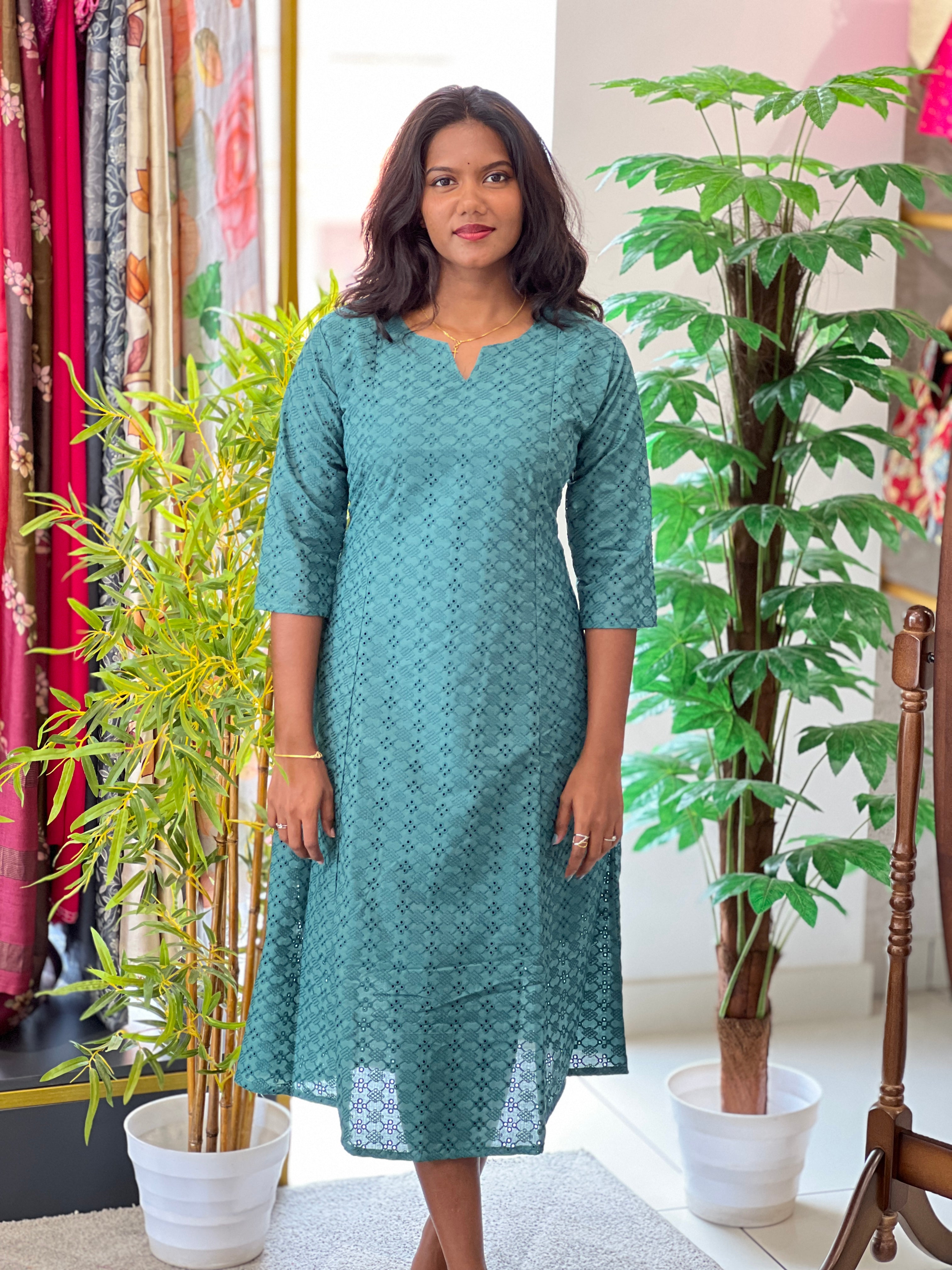Hakobha Pattern Cotton Kurta |UNM135