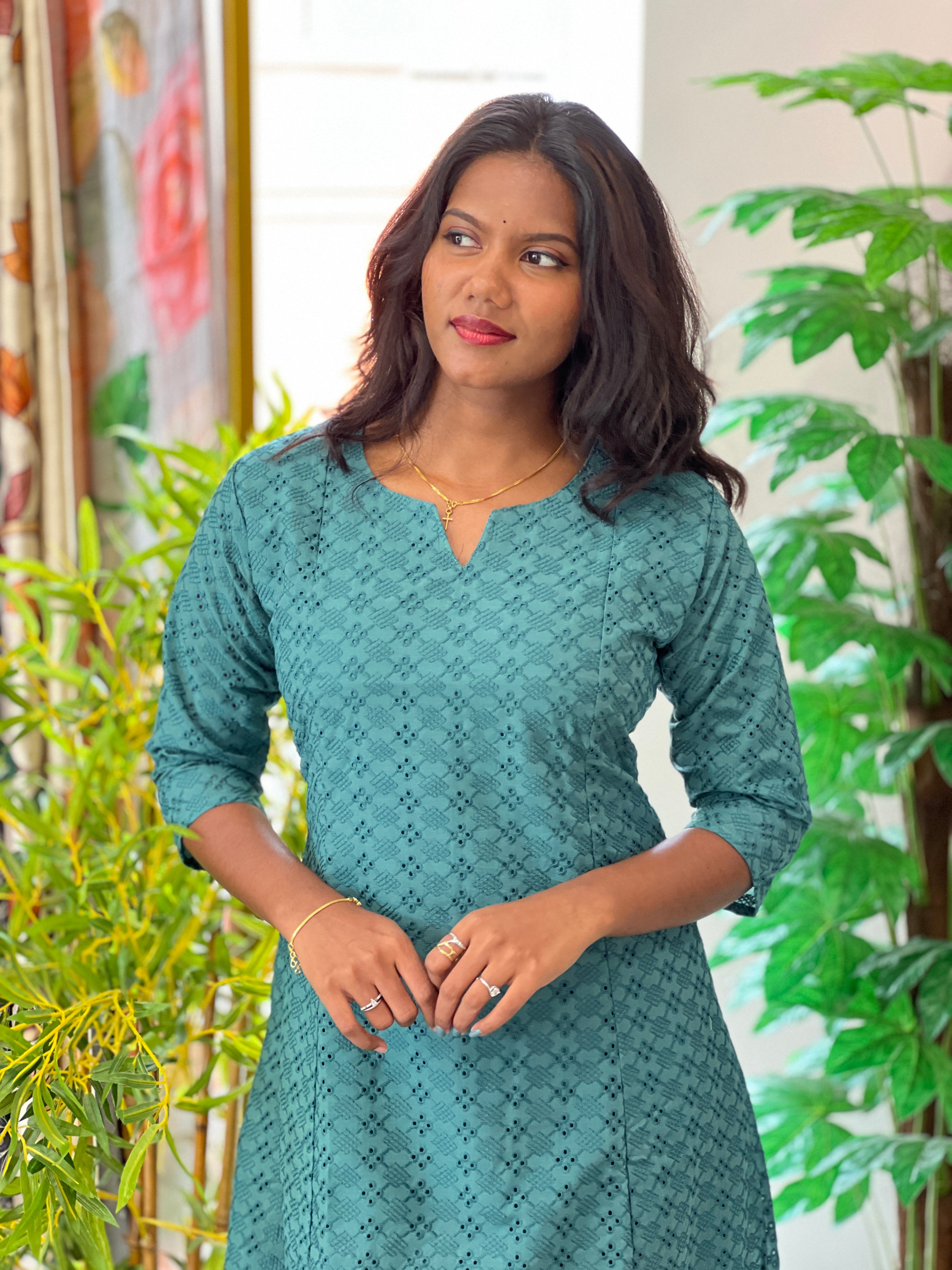 Hakobha Pattern Cotton Kurta |UNM135