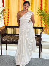 Zari Weaved Bhagalpuri Linen Saree | SK449