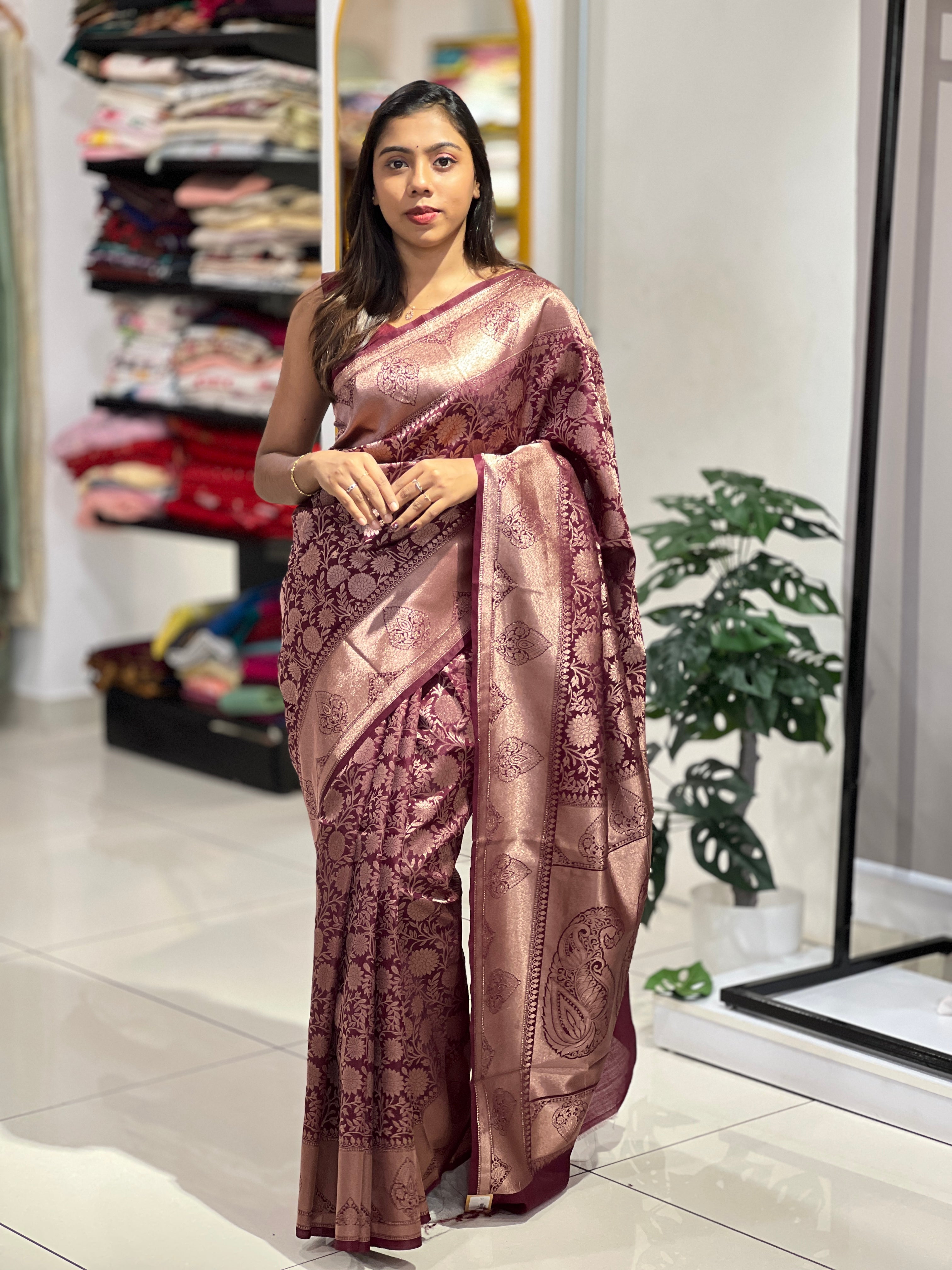 Zari Woven banarasi Saree | NN461