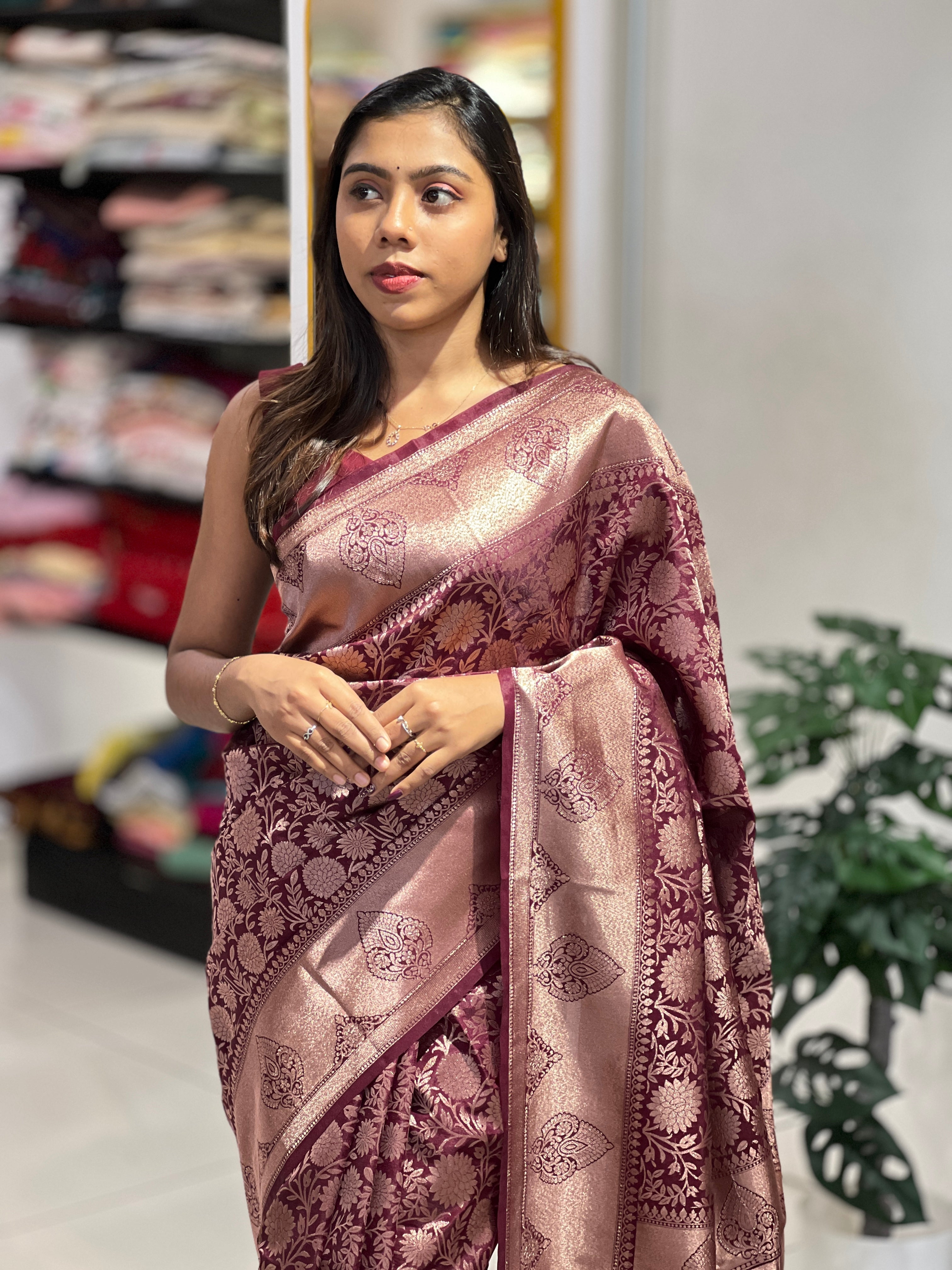 Zari Woven banarasi Saree | NN461