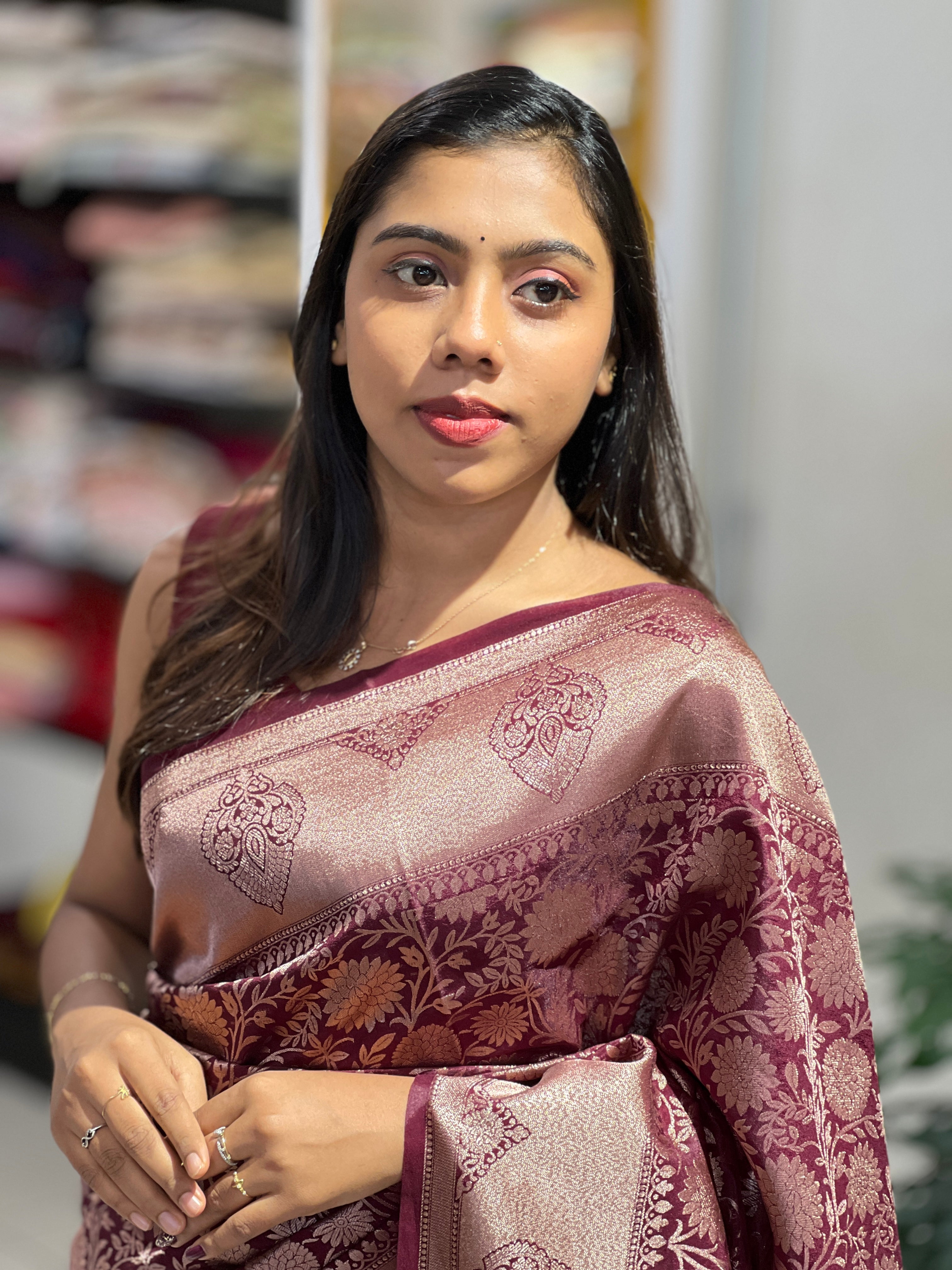 Zari Woven banarasi Saree | NN461