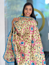 Thread Embroidery Detailed Chanderi Finish Dupatta | VET289