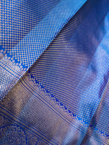 Light Copper Zari Woven Kanchipuram Saree  | HH182