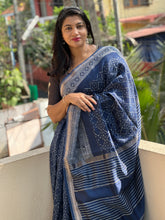 Hand Block Printed  Chanderi Saree | YNG223