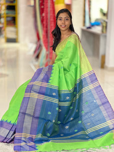 Kantha Weaved Semi Silk Saree | SKH230