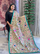Thread Embroidery Detailed Chanderi Finish Dupatta | VET288
