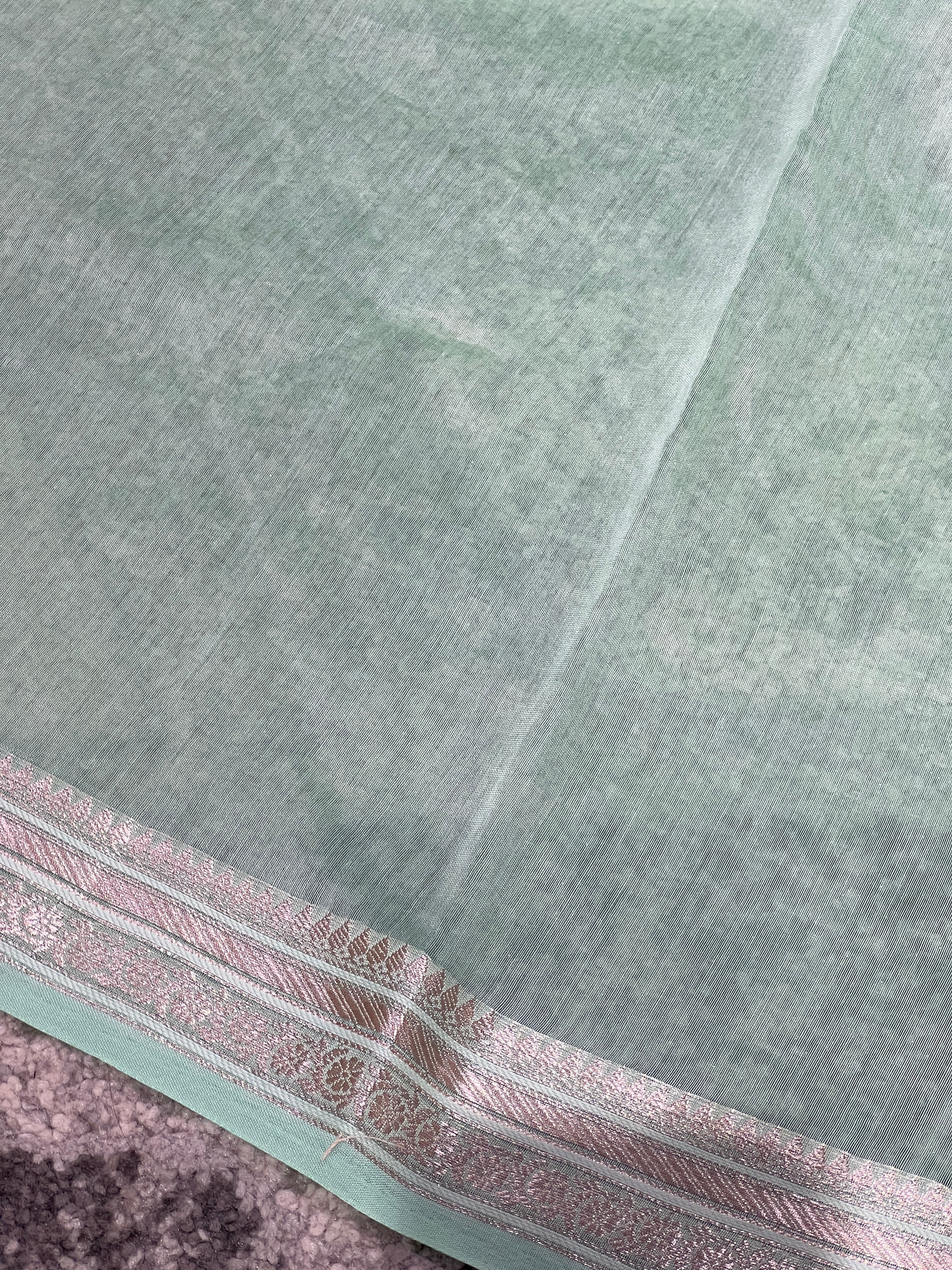 Leher  Pattern Chanderi Finish Saree | JRT125