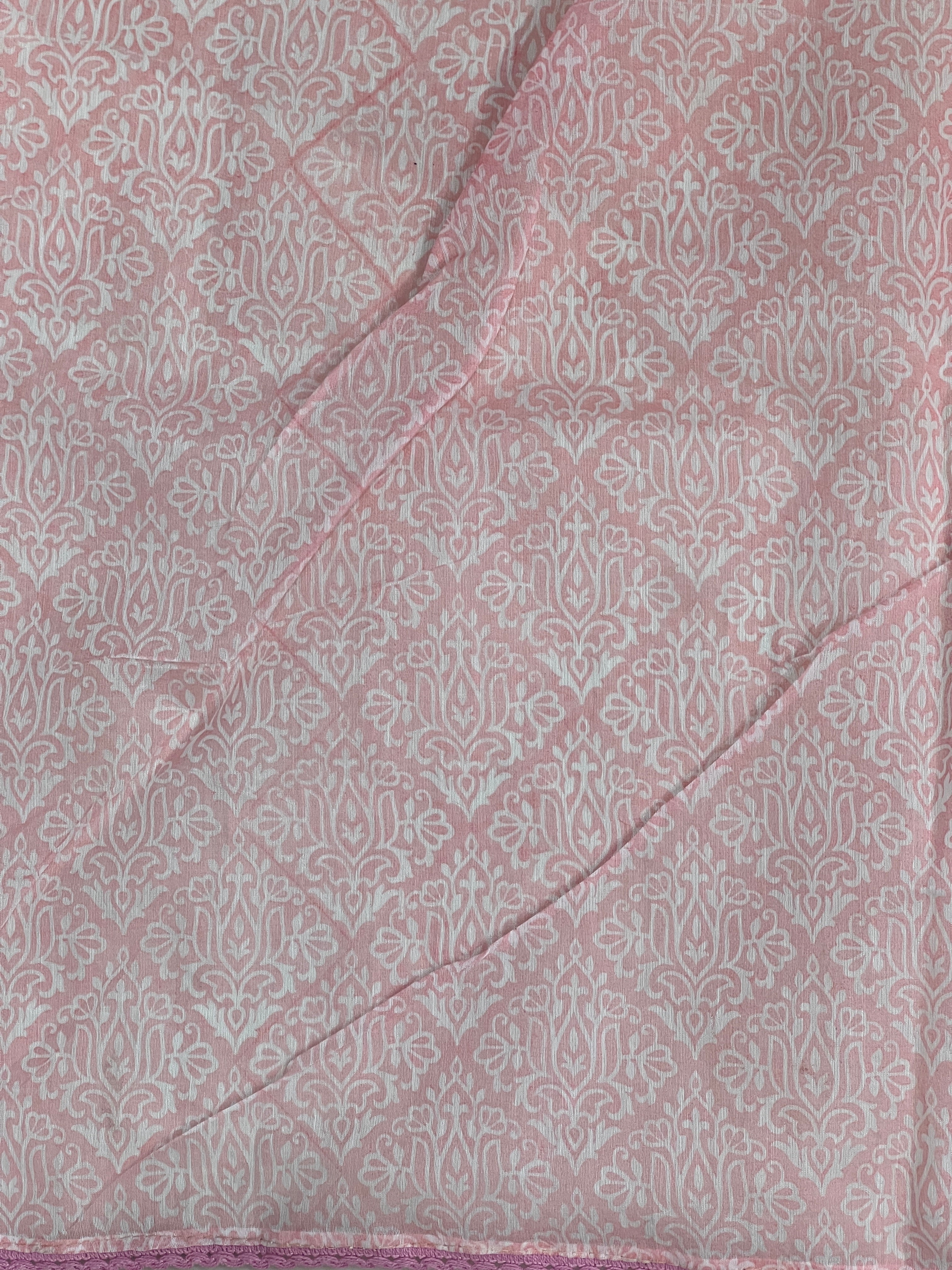 Machine Embroidery Detailed Silky Kota Saree | BLD1556