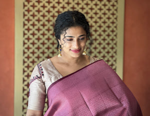 Daimond Weaving  Kanchipuram Saree | HH197