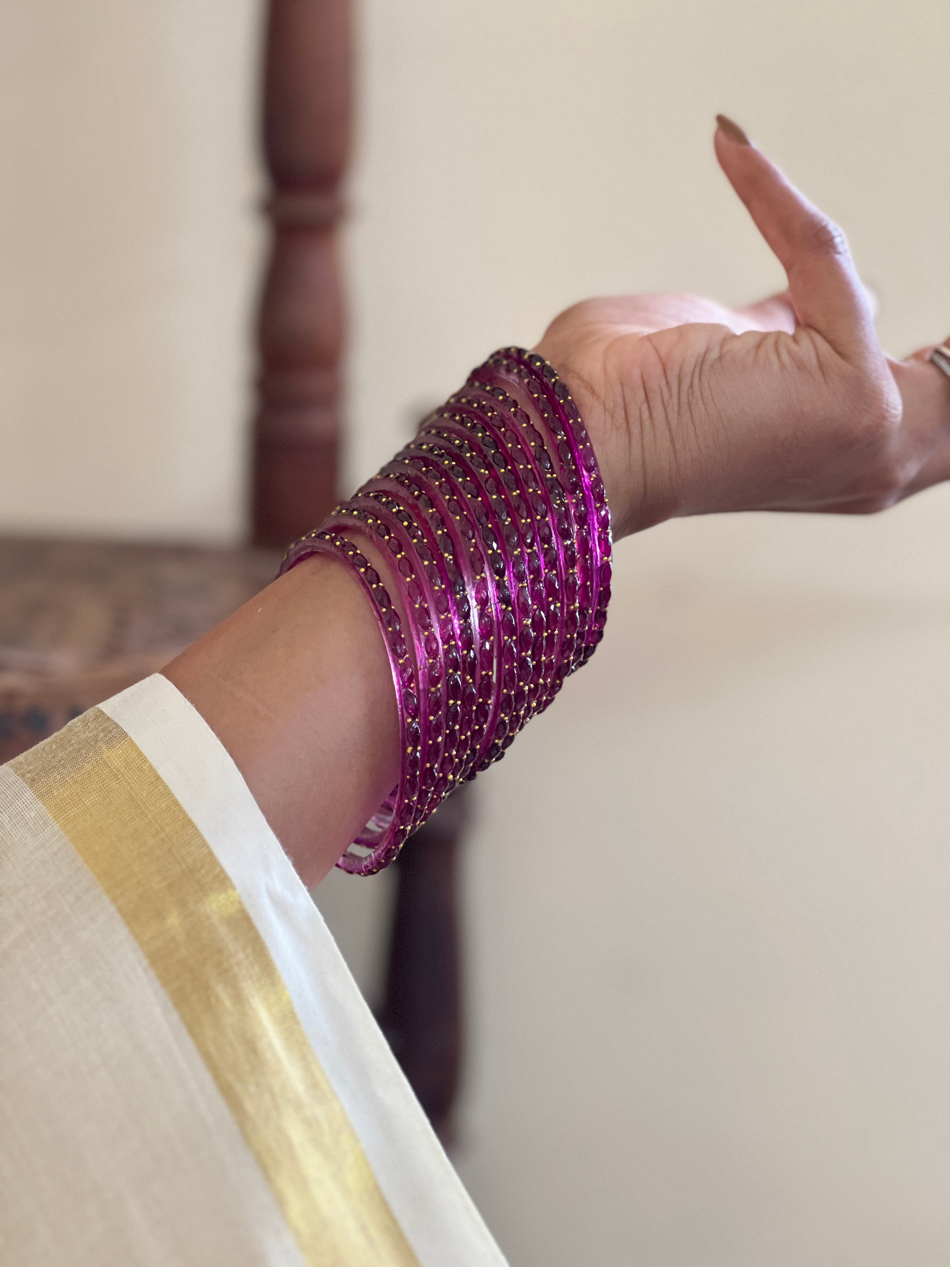 Premium Glass Bangles | KGB134