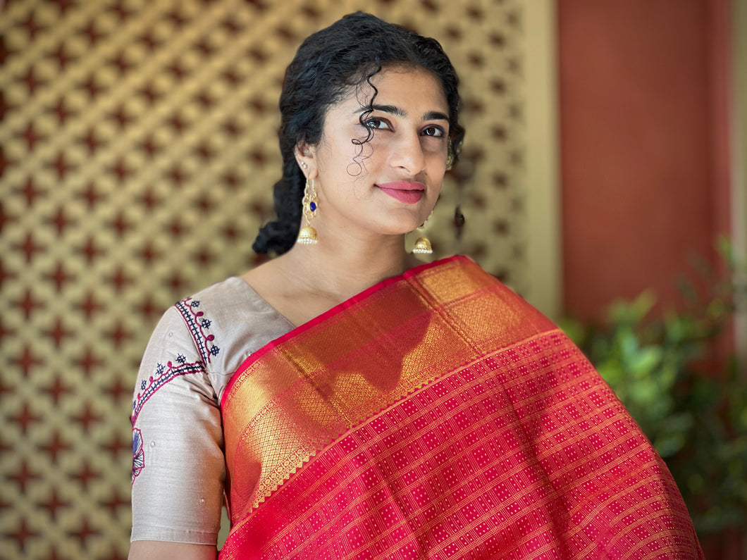 Traditional Kanchipuram Saree | HH160