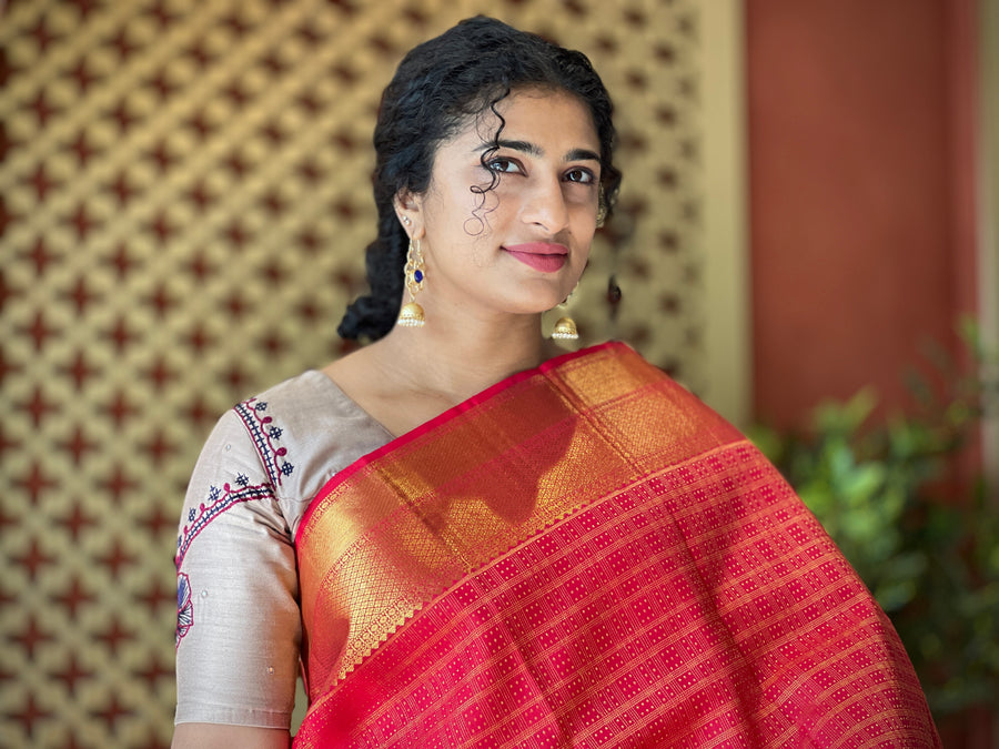 Traditional Kanchipuram Saree | HH160