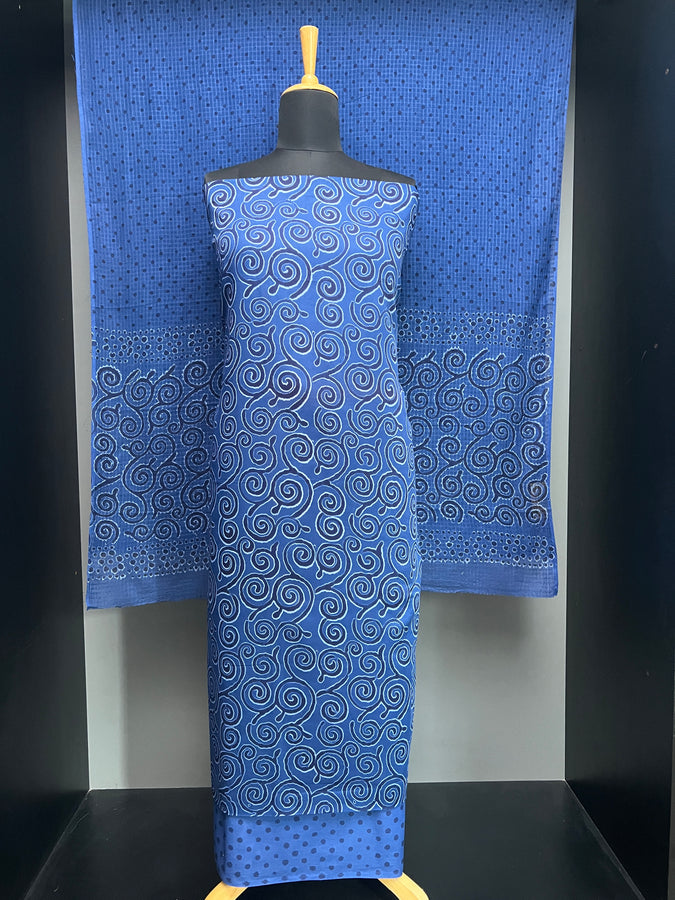 Digital Print Patterned Cotton Salwar Set | SW2173