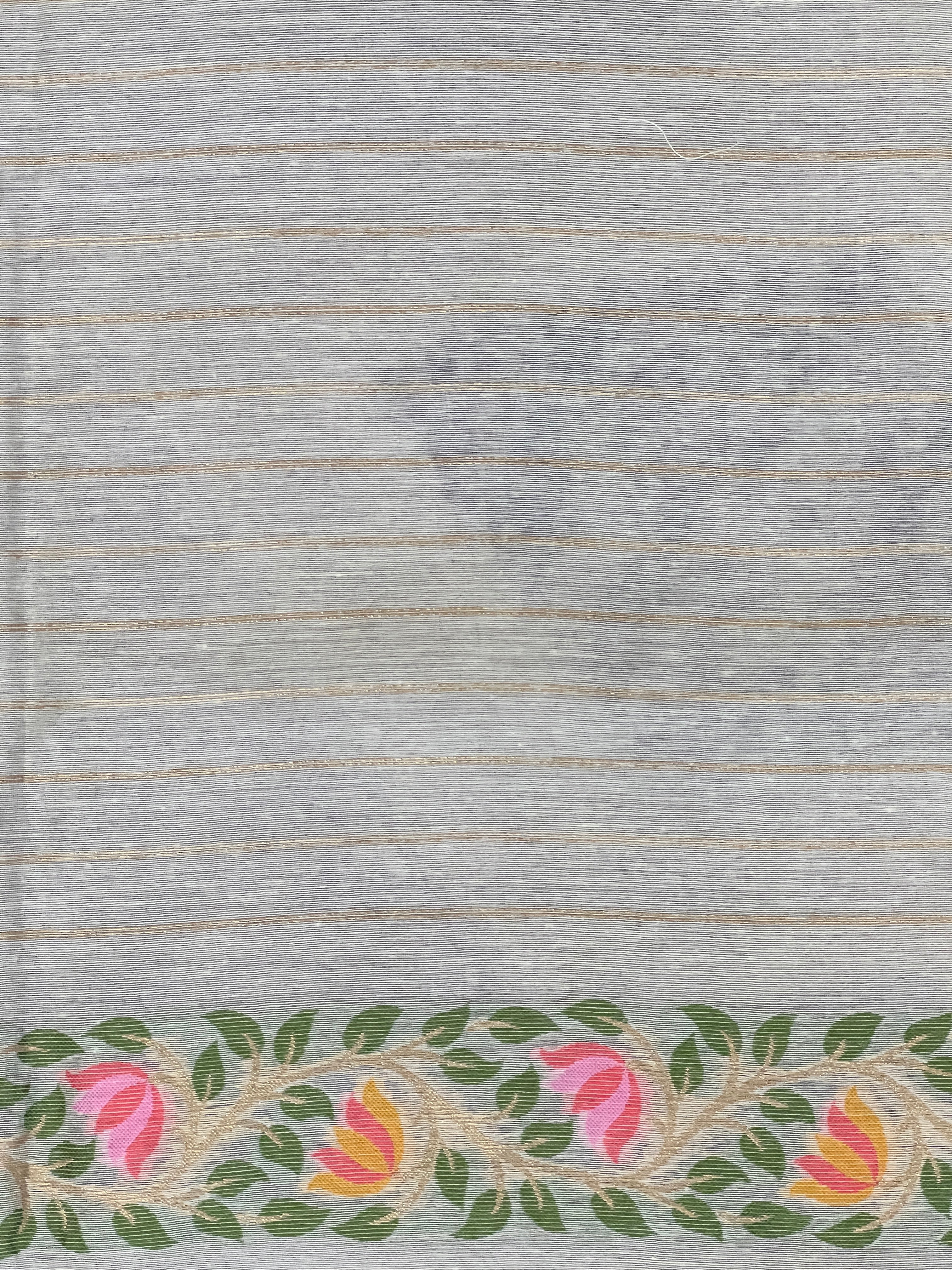 Jamdani Weaved Chanderi Finish Saree | SSN273