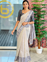 Thread and Zari Weaved Jamdani Saree | SSN222