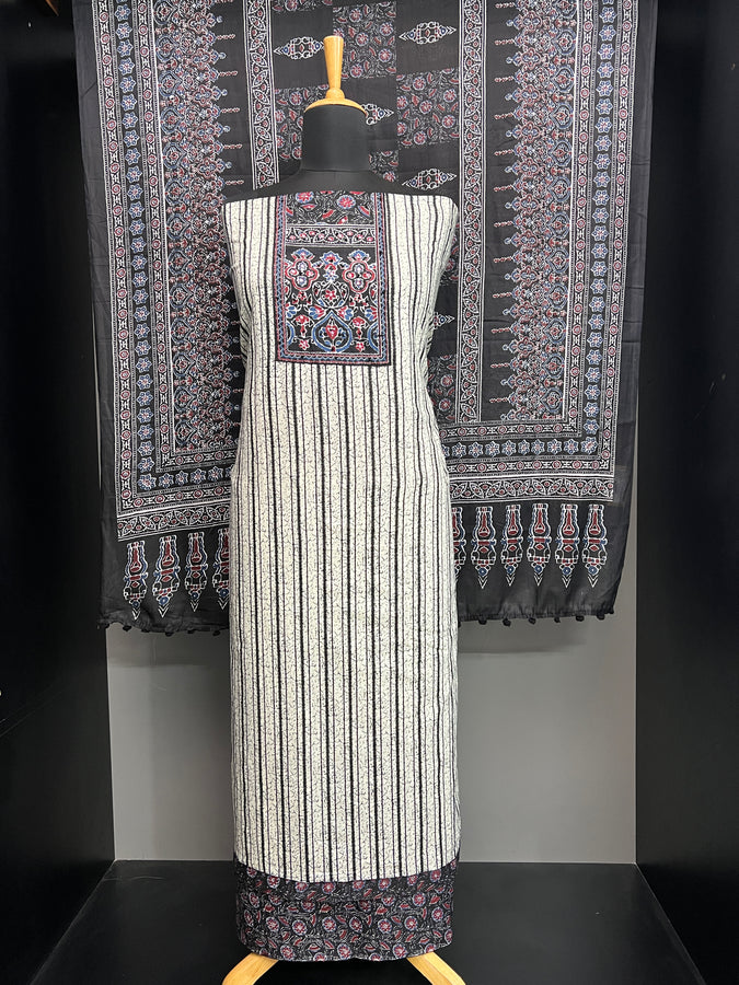Stripes Patterned Cotton Salwar Set | SW2165