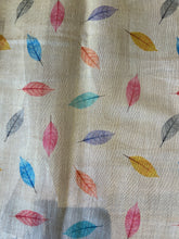 Floral Pattern Golden Tissue Sare | GAT215