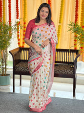 Digital Printed Kota Banarasi Saree | HT220